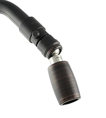 High Sierra's All Metal 1.5 GPM Low Flow Showerhead with Trickle Valve - Upgraded Version - Hides Unsightly Shower Arm Threads (For Standard 45 Degree or Straight Shower Arms Only) - Oil Rubbed Bronze