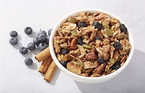 Miniatura 5 de NuTrail Keto - Granola de nueces, arándanos y canela, paquete de 2 (22 onzas cada uno, 44 onzas en total)  Bajo en carbohidratos, sin granos, sin