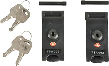 SKB TSA 1 Locking Latch Kit for iSeries Cases, Travel Approved Lock Set with Keys and Replacement Pins, Easy Install Upgrade for Luggage Security