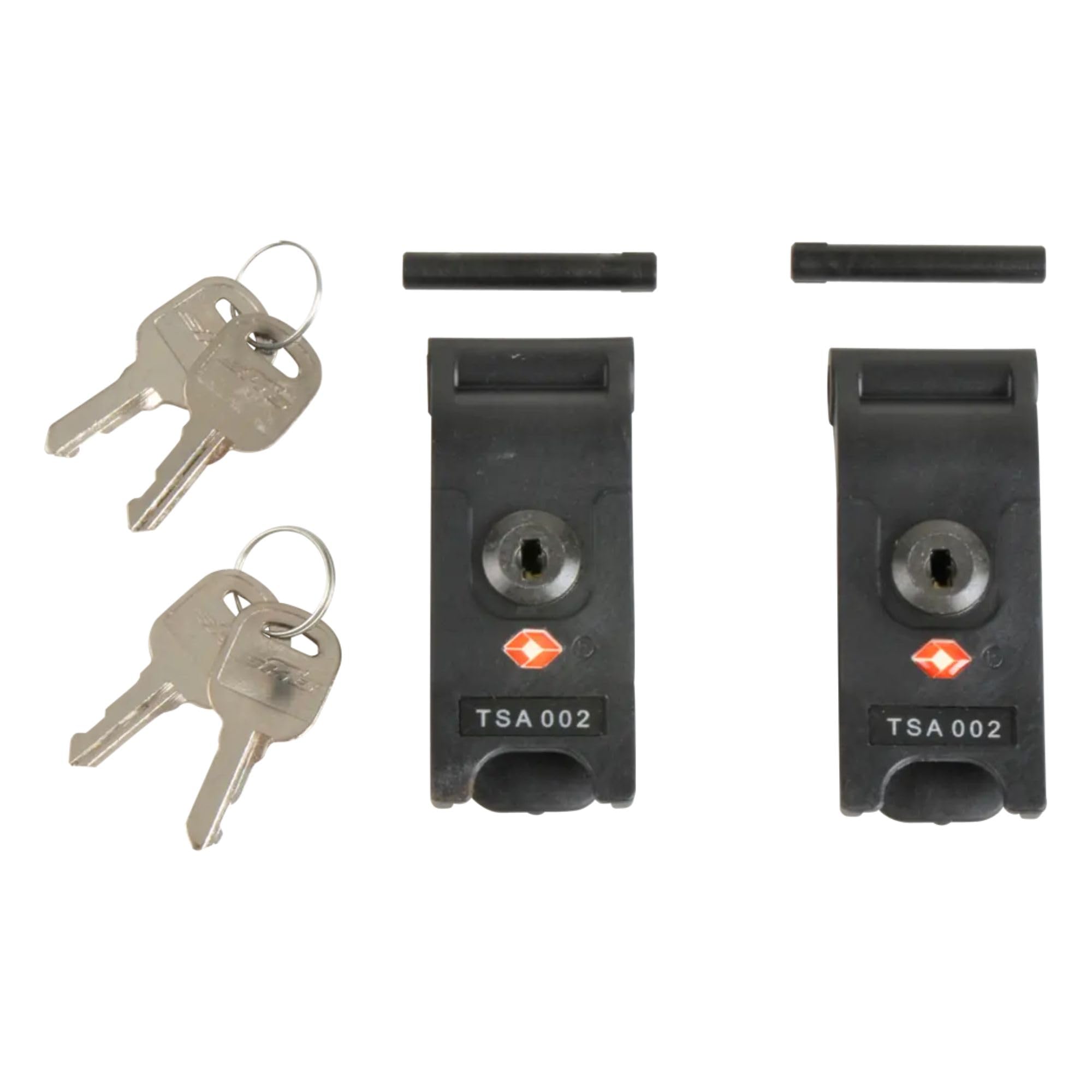 SKB TSA 1 Locking Latch Kit for iSeries Cases, Travel Approved Lock Set with Keys and Replacement Pins, Easy Install Upgrade for Luggage Security