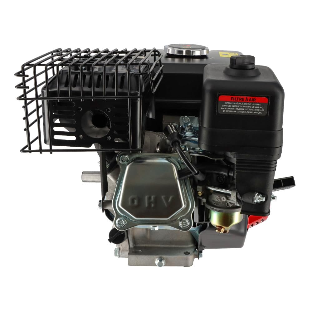 Moteur thermique 4 temps 7CV - 210cm³ - Moteur OHV monocylindre arbre 19.05mm - 3600 tr/min - Alerte huile - Refroidissement air