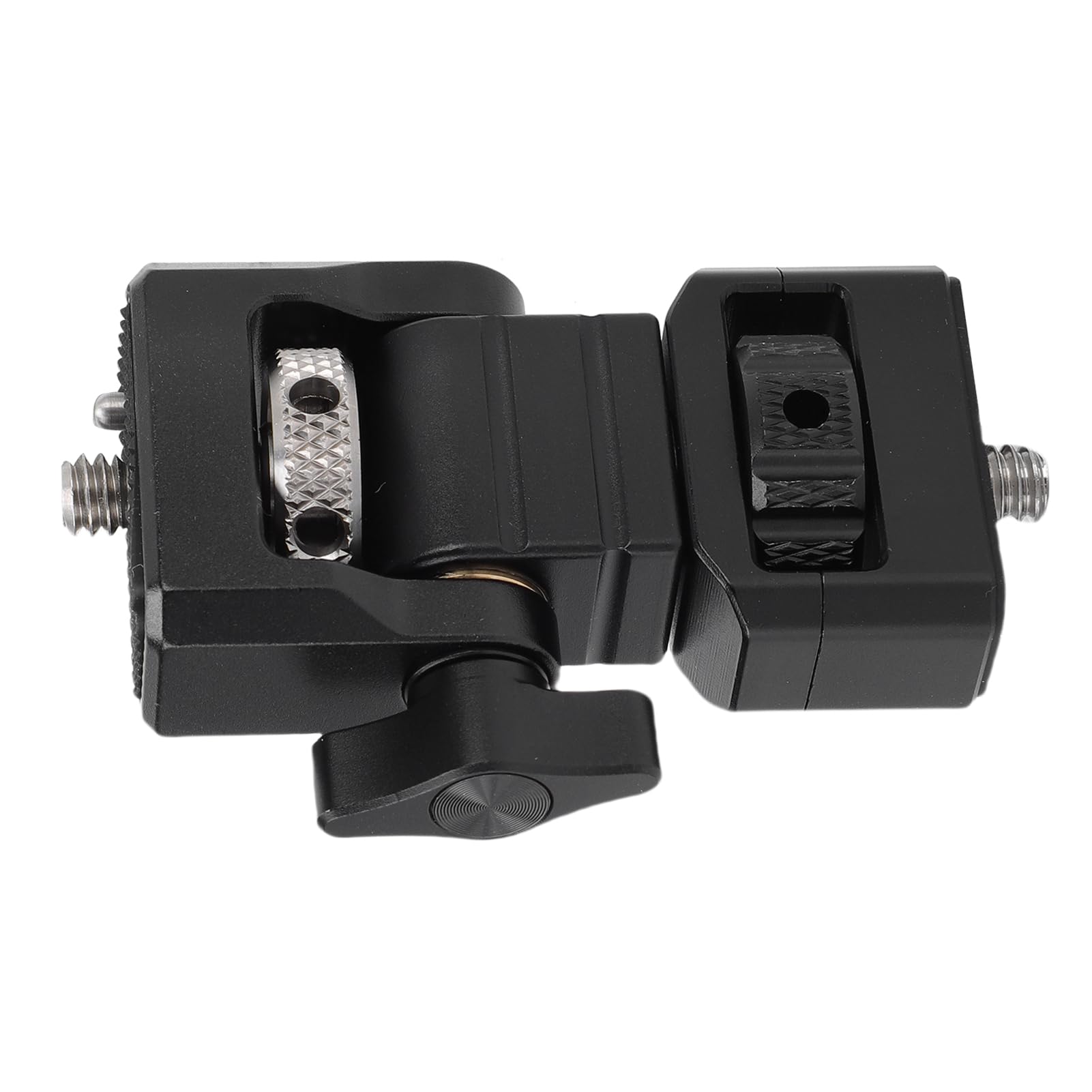 Jectse Support D'écran de Caméra avec Vis de 1/4 Pouces, Support D'écran de Caméra Anti-Torsion pour Cages de Caméra, Pivotant à 360° et Amortissement D'inclinaison Réglable à 180°