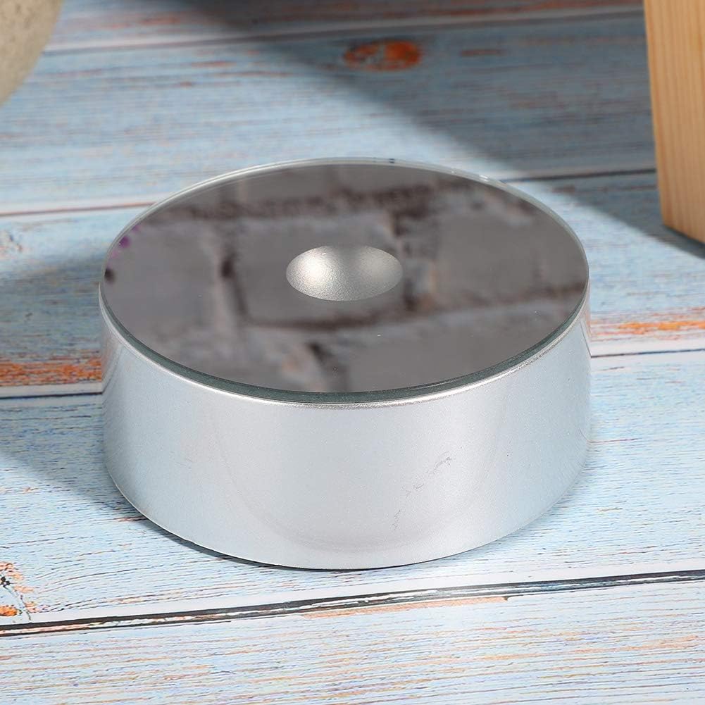 LED Light Base, 4 Super Bright LED Beads 6 Flash Modes USB or Battery Powered, with Colorful Slow Fast Flash, for Crystal Ball Figurine Jewelry Display Home Decoration