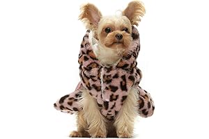 Fitwarm Leopard Print Dog Coat: Warm and Stylish for Your Canine Companion