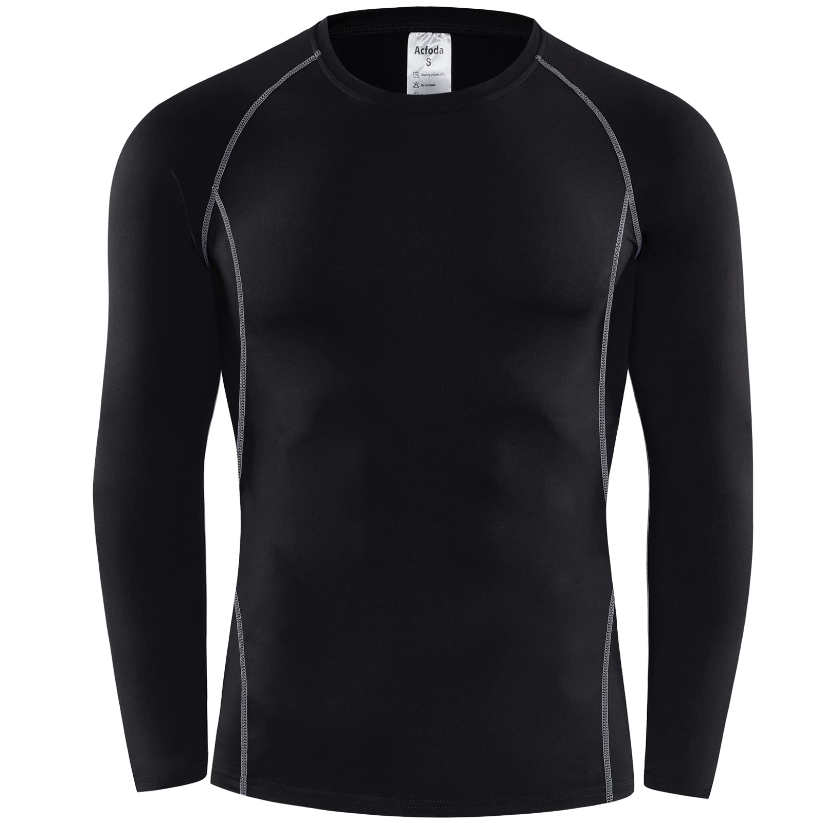 Acfoda Invernale Biancheria Intima Termica Uomo Traspirante Termiche Intimo Set Sci Funzionale per attività all'Aperto S-2XL