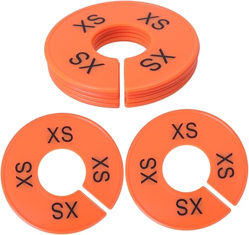 FONDOTIN Divisores de tamaño de estante para ropa, divisores de tamaño al por menor, divisores de ropa de armario, divisores de tamaño de bastidor,