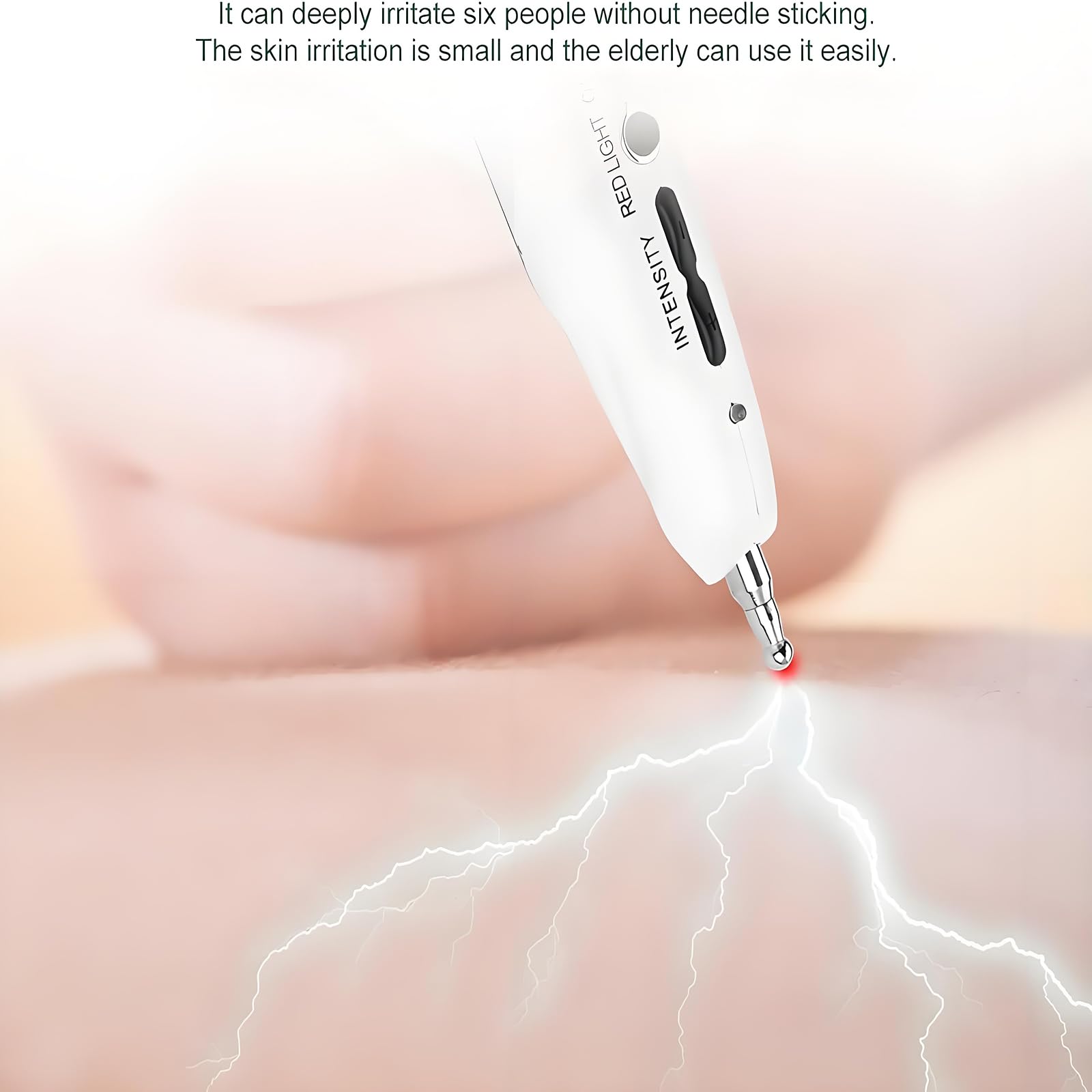 Elektroniczny Długopis Do AkupunkturyMeridian,długopis Do Masażu Akupunkturowego Z Wymiennąsondą,regulacja 9poziomów Intensywności,automatyczne Znajdowaniepunktówakupunkturowych, Łagodzenie Bólu