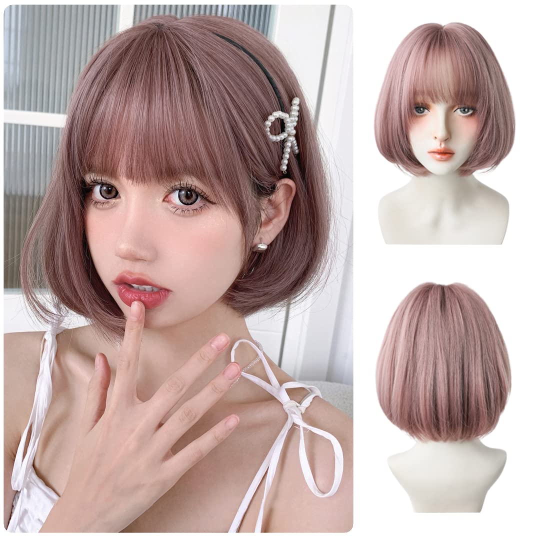 Amazon.co.jp: Airimori ボブ ウィッグ ショート フルウィッグ 