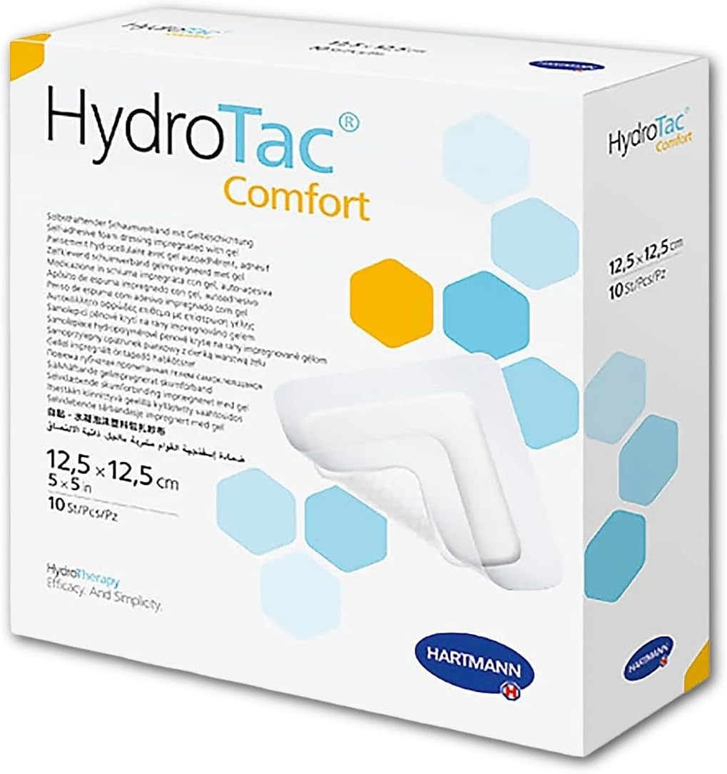 HydroTac Comfort Self-Adhesive Foam Dressing 12.5 x 12.5cm 10 st/pcs/pz