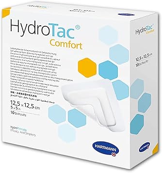 HydroTac Comfort Self-Adhesive Foam Dressing 12.5 x 12.5cm 10 st/pcs/pz