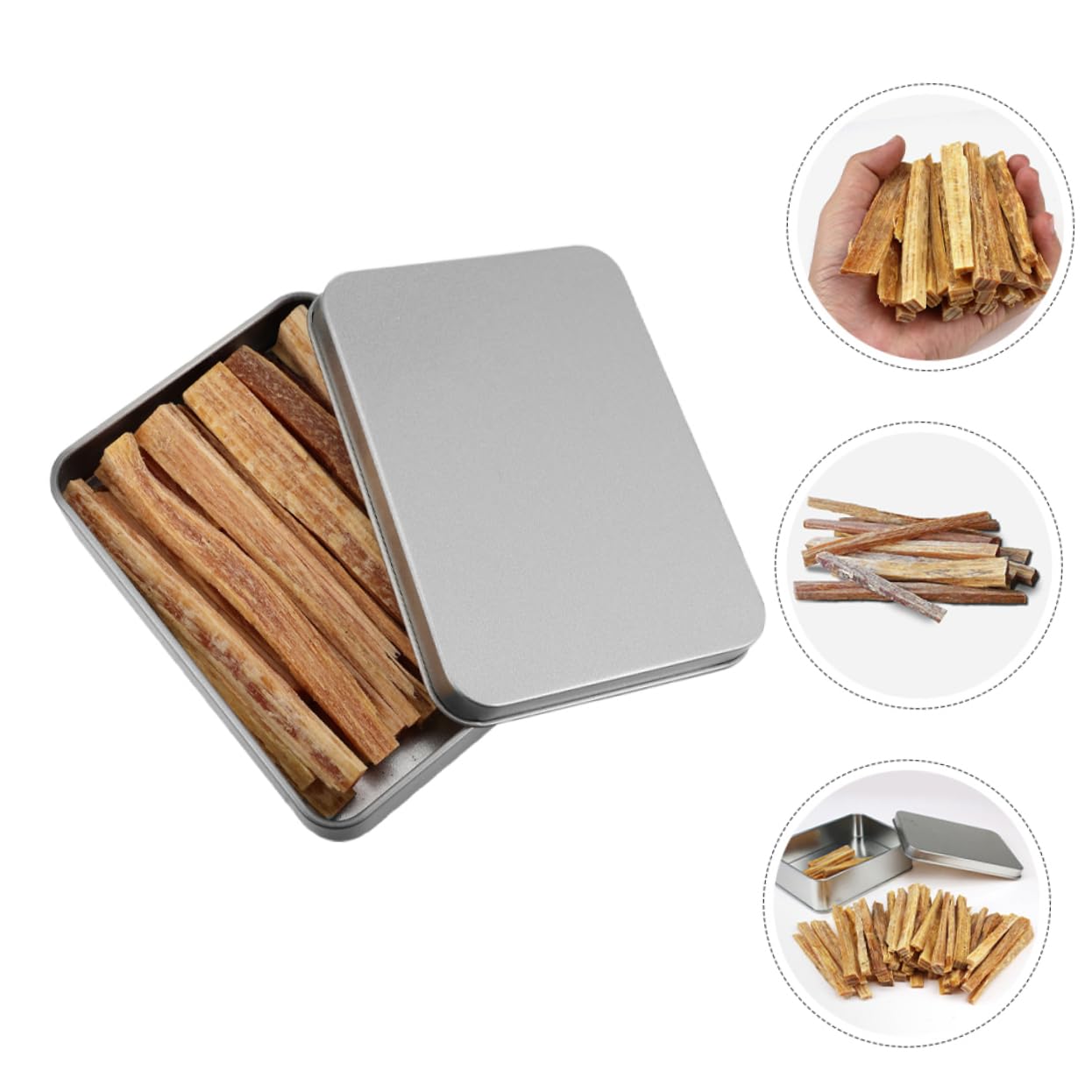Bâtonnets Allume-feu en Bois à Allumage Rapide, 2 Boîtes | Bois Séché, Usage Polyvalent, pour Camping en Plein Air et Stoves, Format Pratique