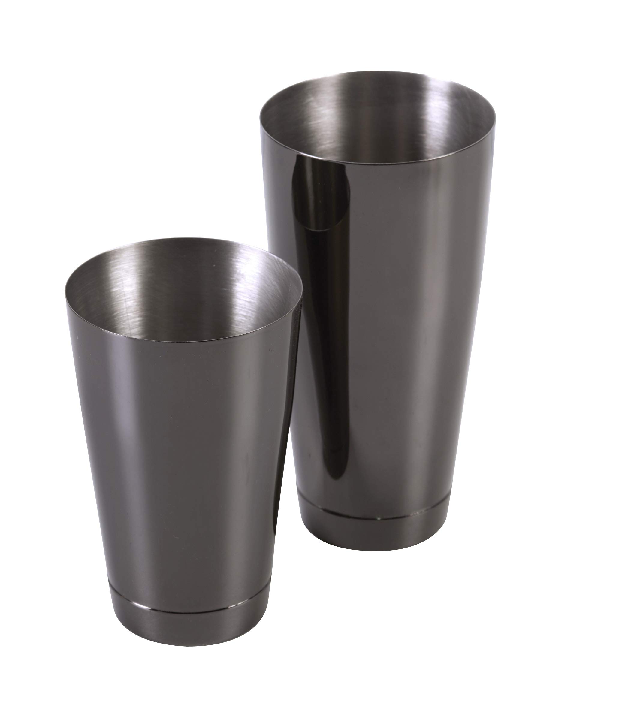 Shaker Da Bar Boston Kidia - In Acciaio Inox Con Design Geometrico, Cofano Legno Per Affumicatura - Per Cocktail Professionali E Home Bar - Foto 2