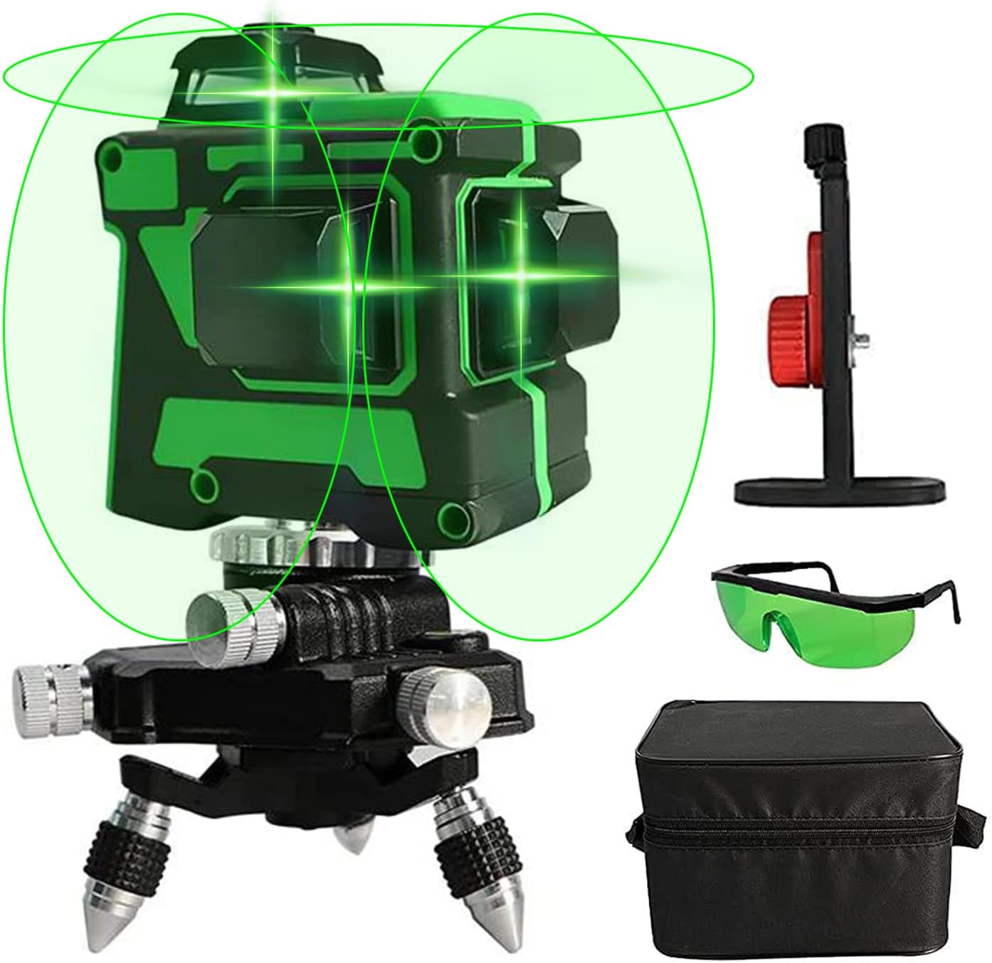 Laser level 12 Lines Green Light Professional Cross Marking Meter Self-leveling Horizontal Vertical Ruler Spirit | LM820GD
