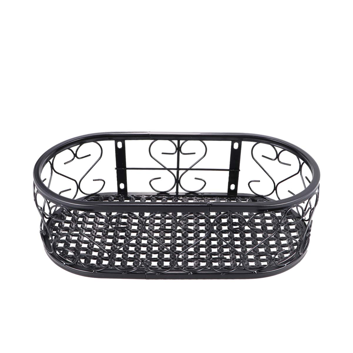 Support de plante pour balustrade en fer suspendu jardinière balcon vintage 2546