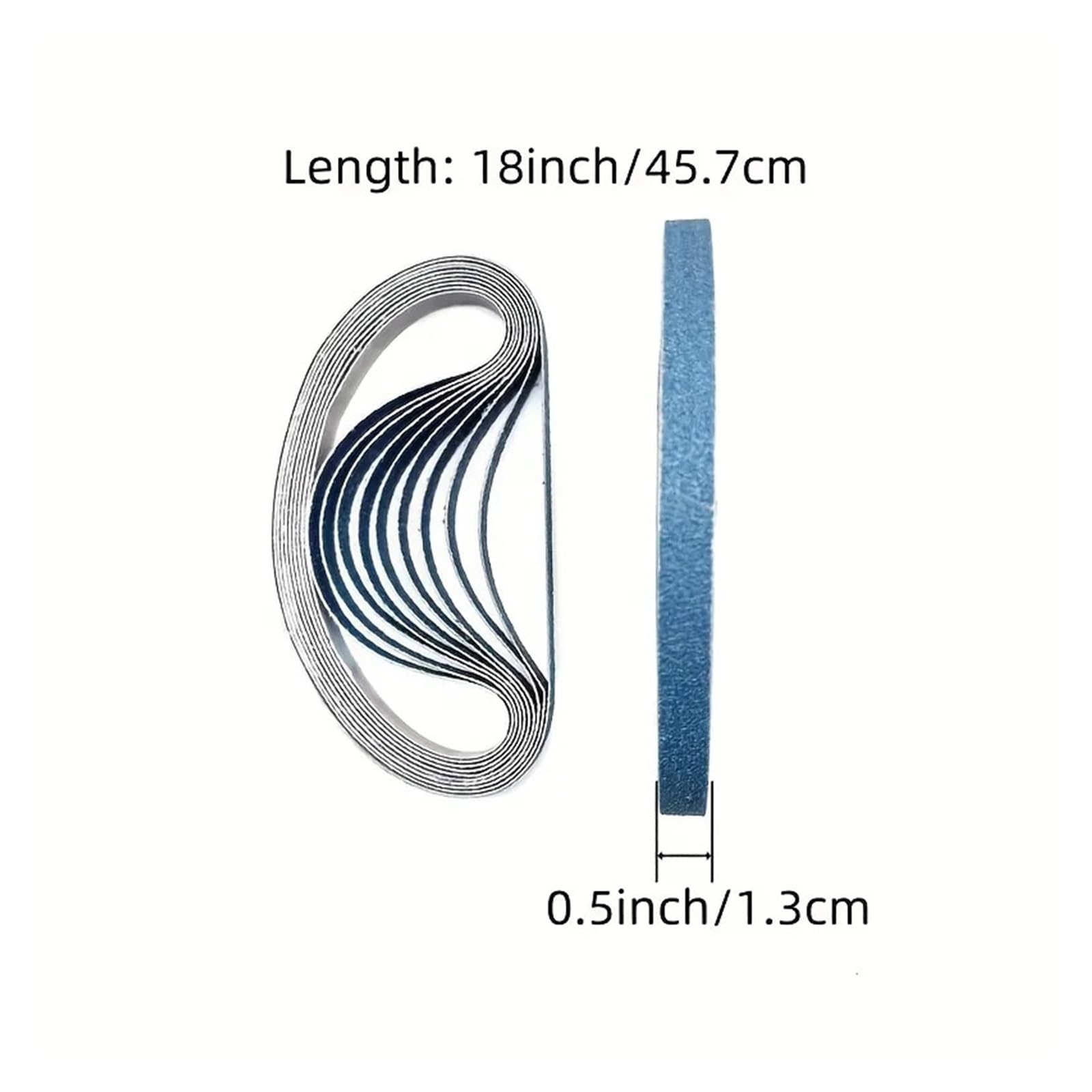 Oxid-Schleifband, Schleifbänder 10 x 330 mm, Körnung 4, 40, 60, 80, 120, Stück bis 12(10pcs 120grits)