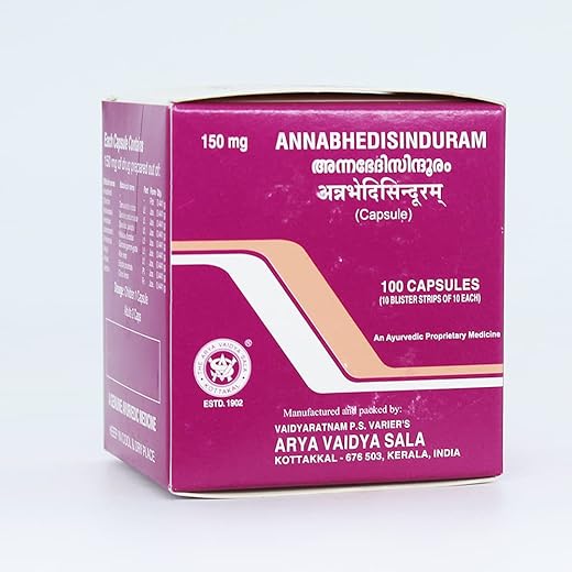 Annabhedisinduram Capsules 100ct