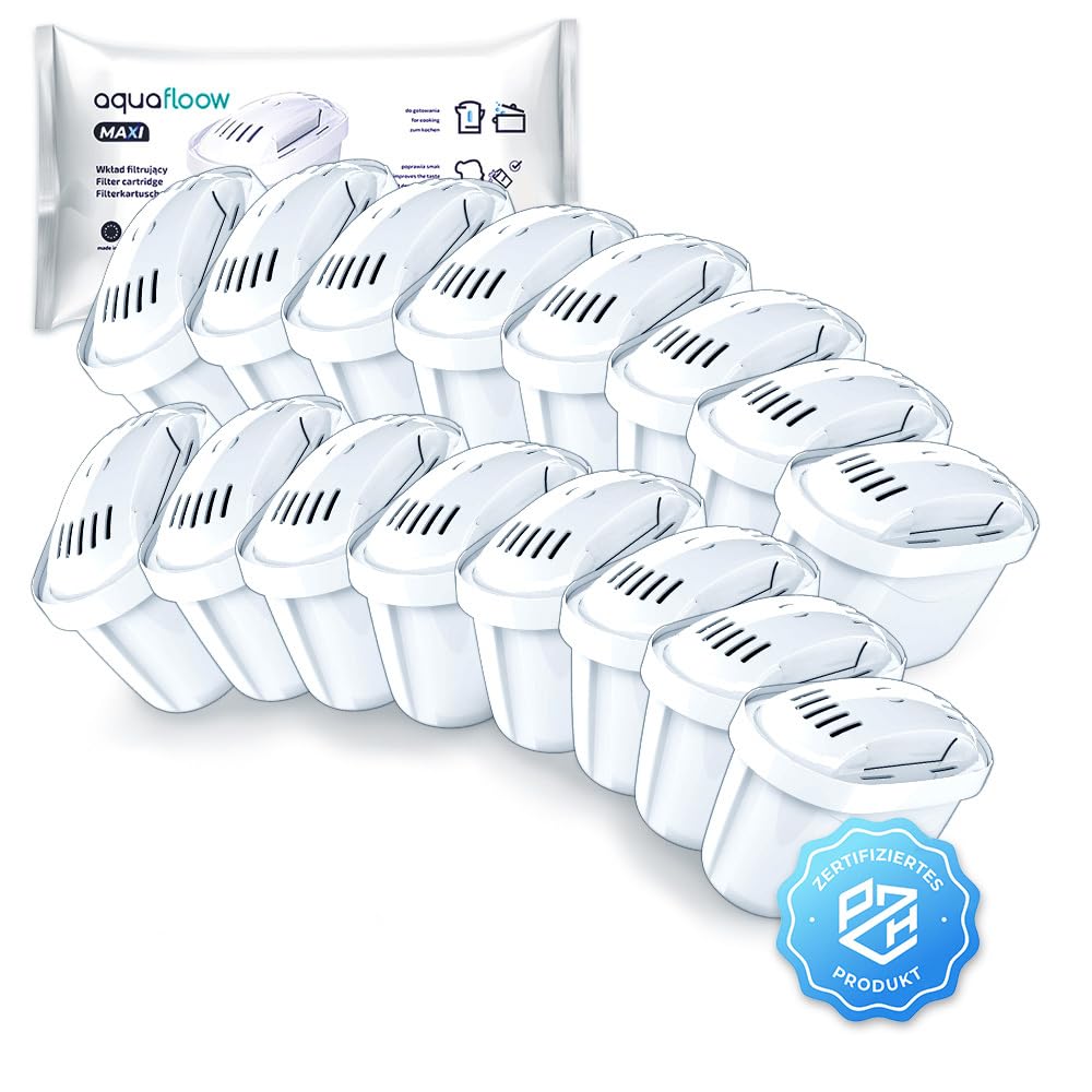 thumbnail: 16 Stuks Waterfilter Patronen Voor Brita Kannen - Vermindert Kalk & Chloor