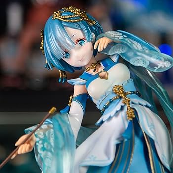 フィギュア 青 約30cm Amazon | ゼロから始める異世界生活レム漢服双頭1/7スケール高さ