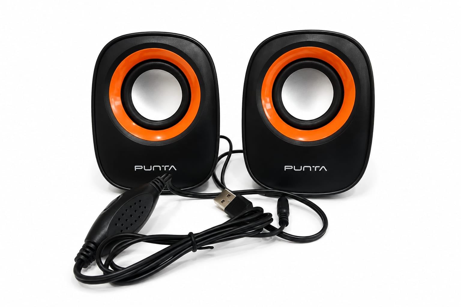 Punta Pearl Computer USB Speaker with 3.5mm Audio Jack | Volume Control, Unmatched Sound Quality, Made in India, Free Pickup & Drop Service, For PC & Laptop-picture-26