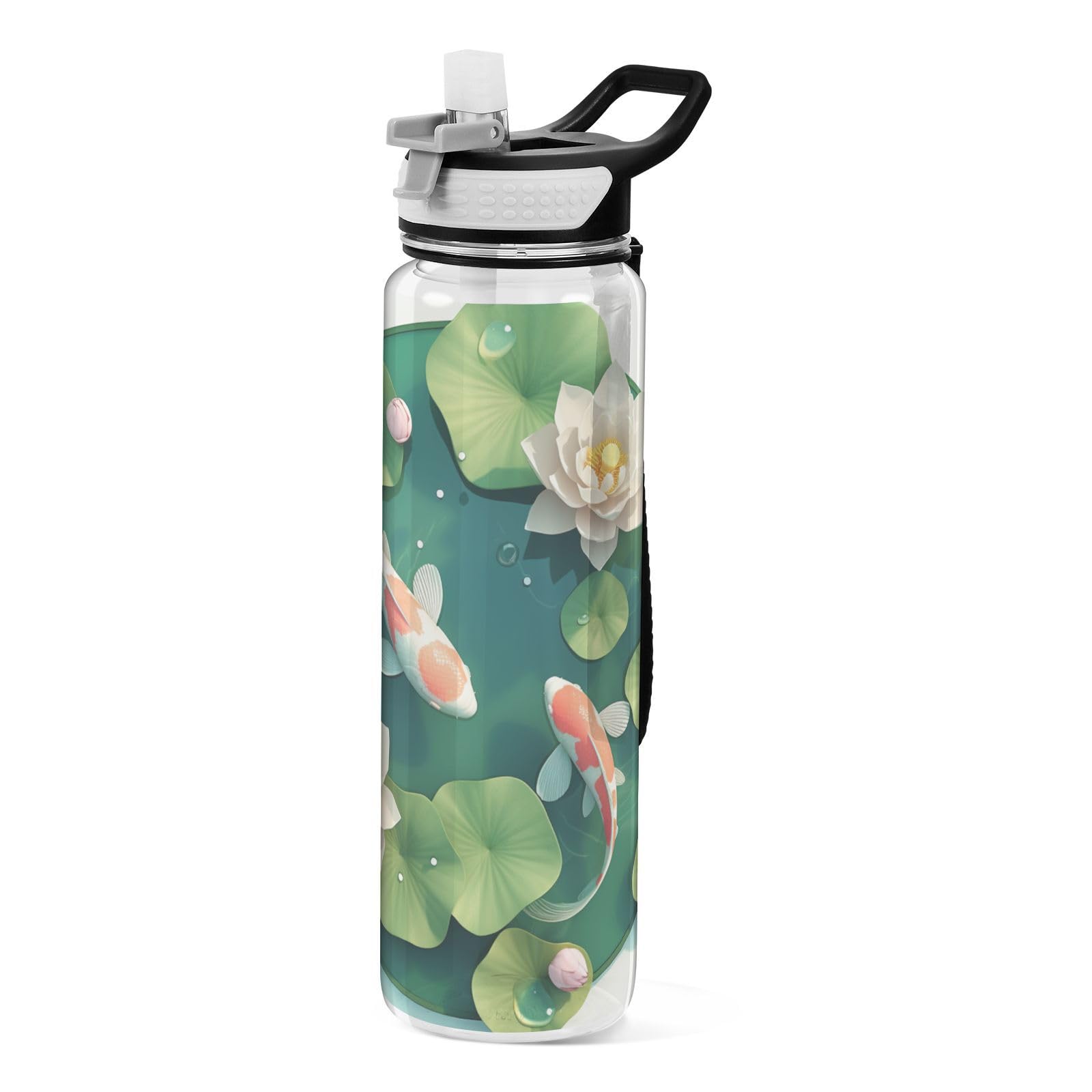 Bouteille d'eau de voyage haut de gamme en Tritan robuste 887ml