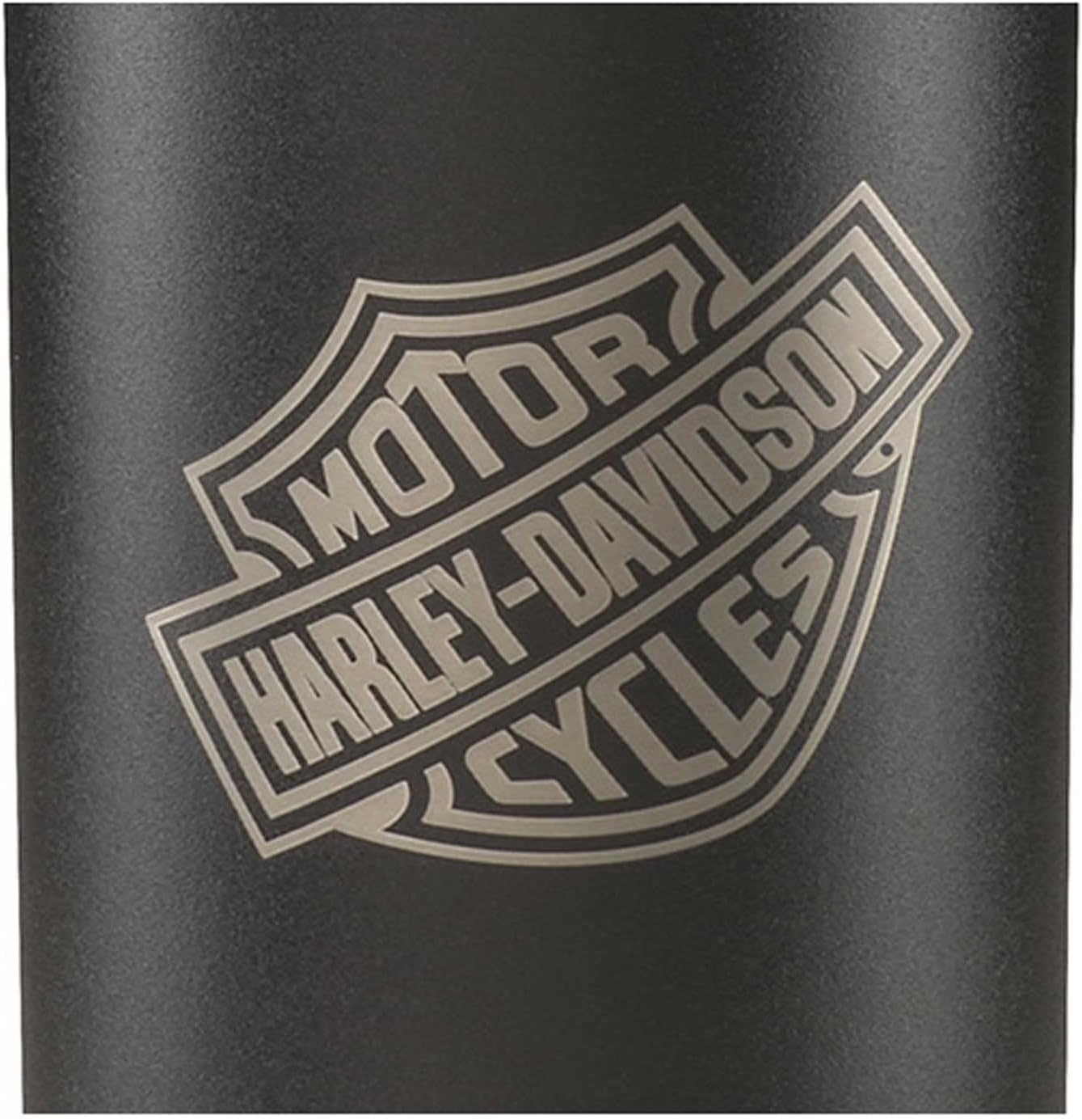 Harley-Davidson Bar & Shield Water Bottle, Double-Wall Stainless Steel - Black