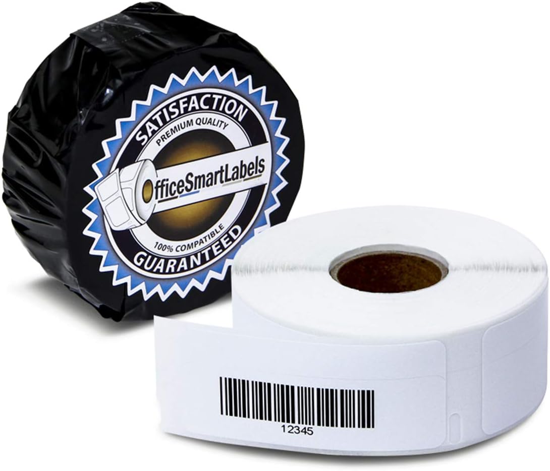 OfficeSmartLabels - 3/4" x 2-1/2" Barcode Labels, Compatible with 1738595 (1 Roll - 450 Labels Per Roll)