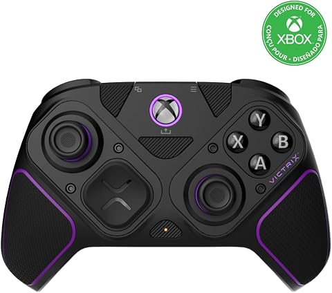 PDP Victrix Pro BFG bezprzewodowy kontroler: Czarny For Xbox Series X|S, Xbox One, and Windows 10/11 PC, Bezprzewodowy