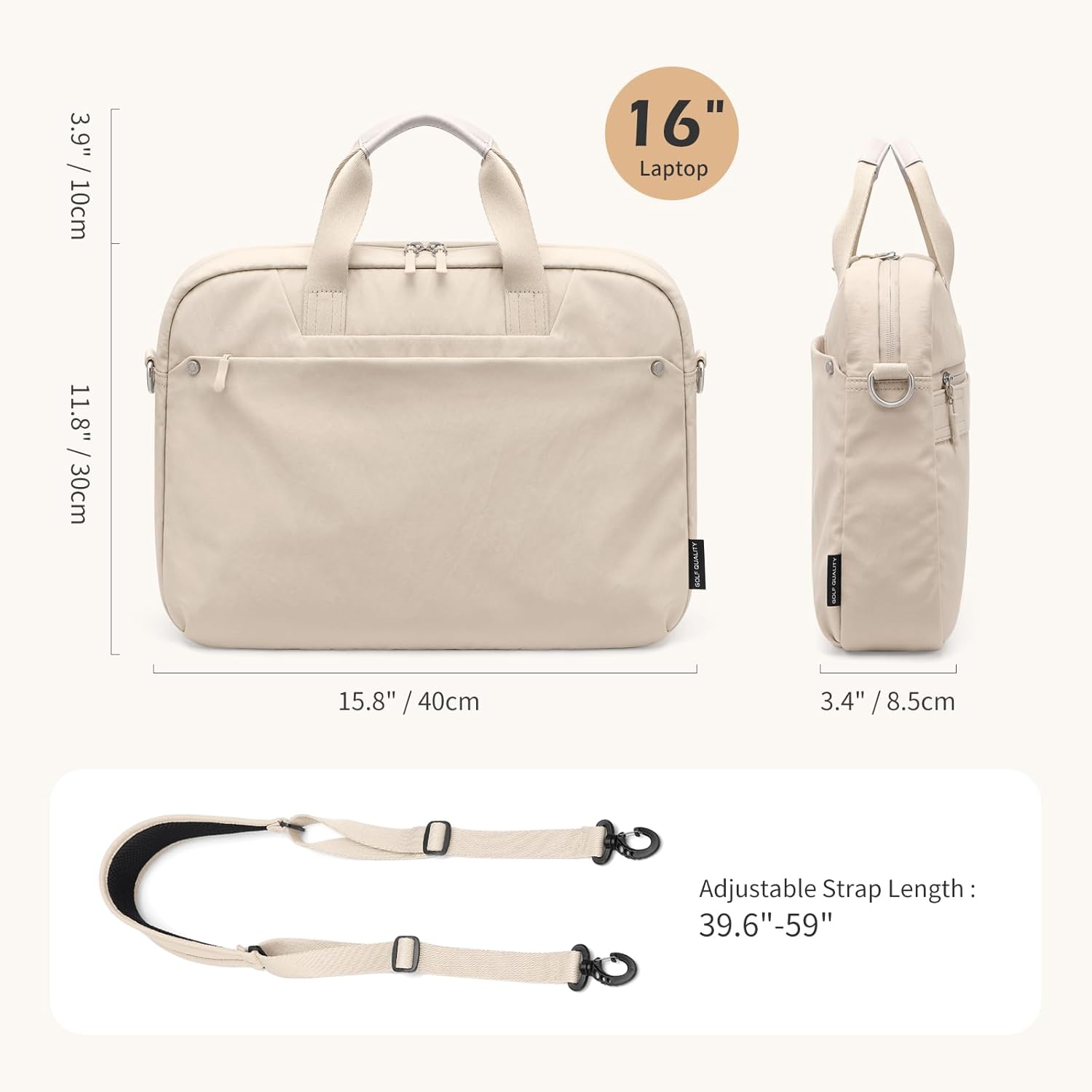 Laptop Tote Bag for Women Casual Tote Bag for Business Teacher Carry On Crossbody Bag - Image 4