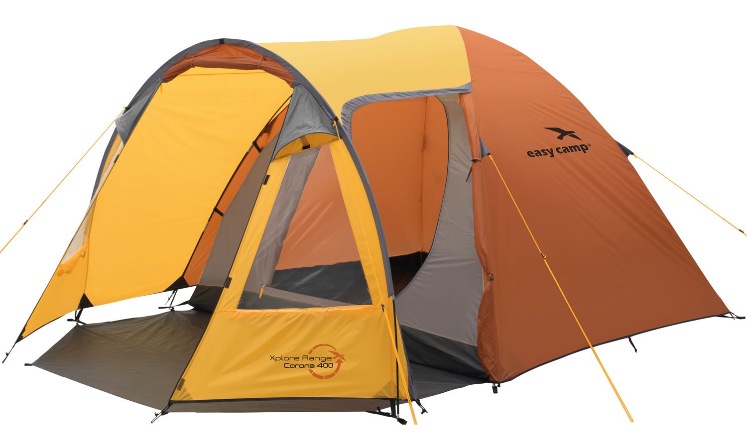 Easy Camp Zelt Corona 400, Orange, One Size, 120228 Sport & Freizeit