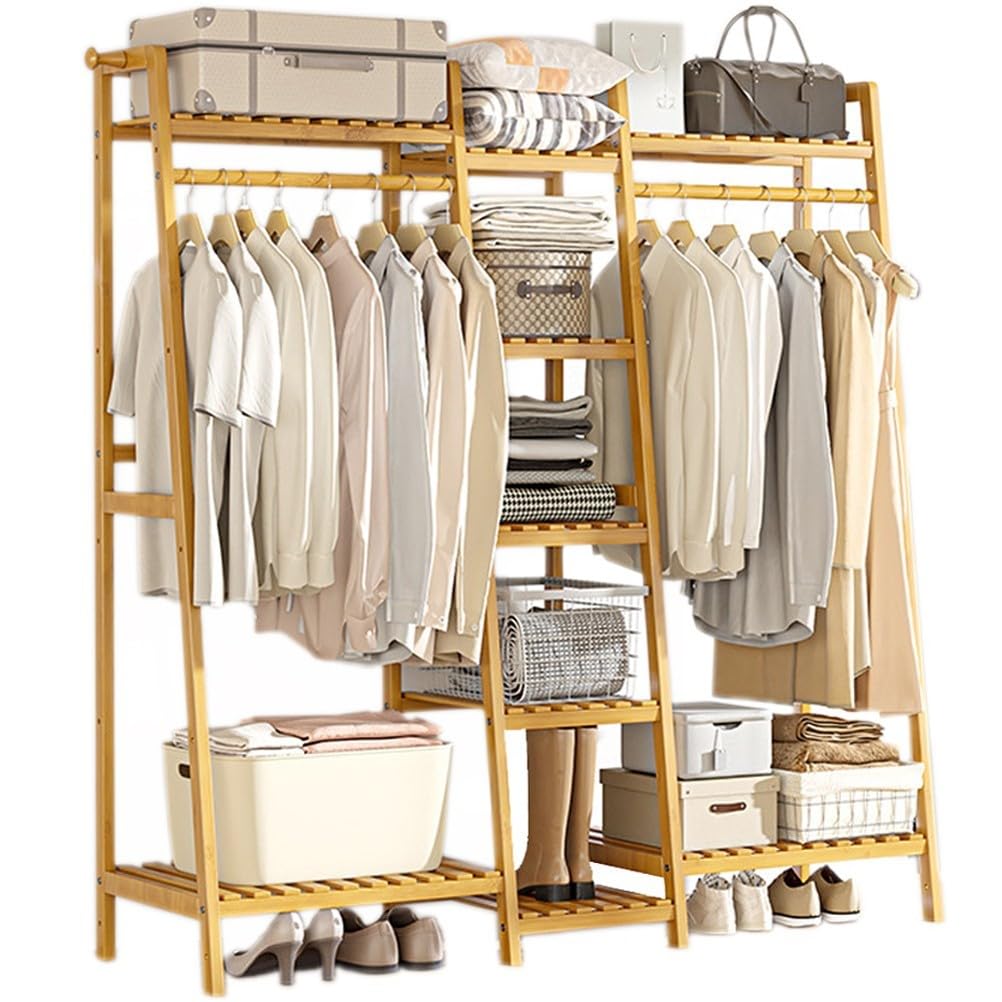 Penderie en bambou design pour aménager le salon et le couloir