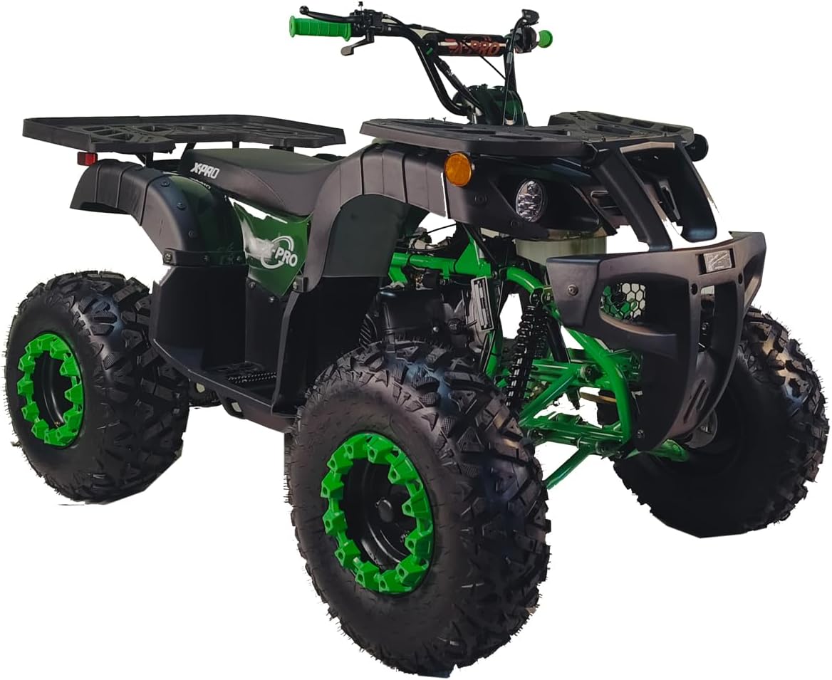 X-PRO 200 Utility ATV with Automatic Transmission w/Reverse,Big 23"/22" Wheels! (Green Camo)