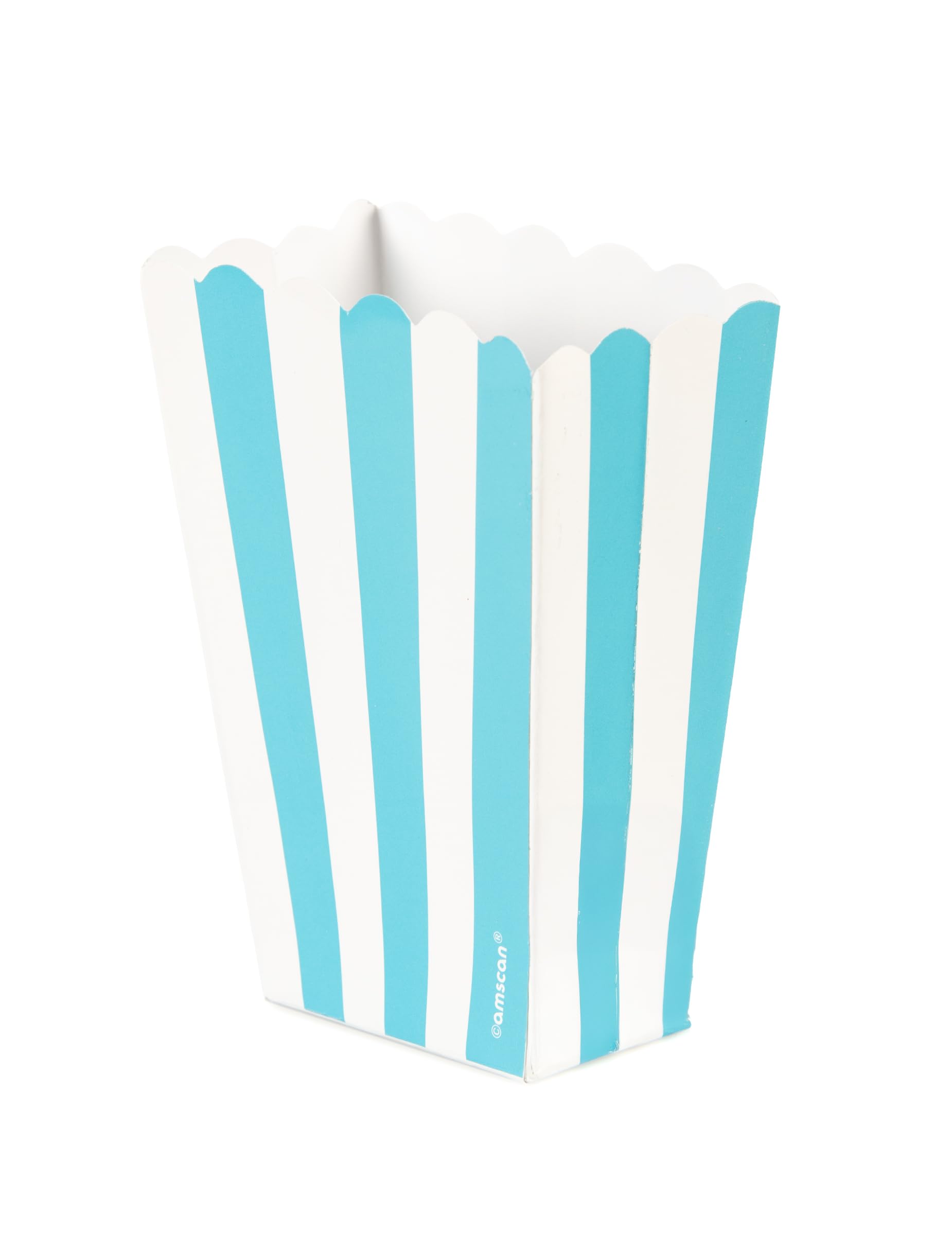 Candy Buffet Popcorn Treat Boxes Caribbean Blue /5