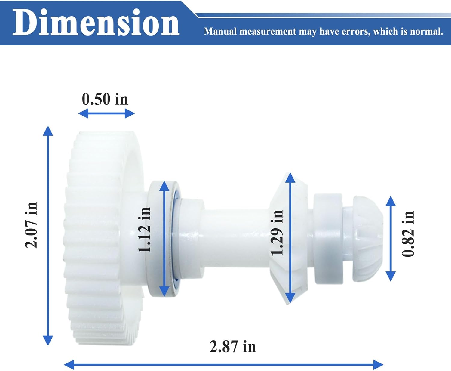 2Pcs R0915700 MAXX Grade Drive Shaft Assembly, Replacement Part for Atlas & Atlas XT Suction-Side Pool Cleaners