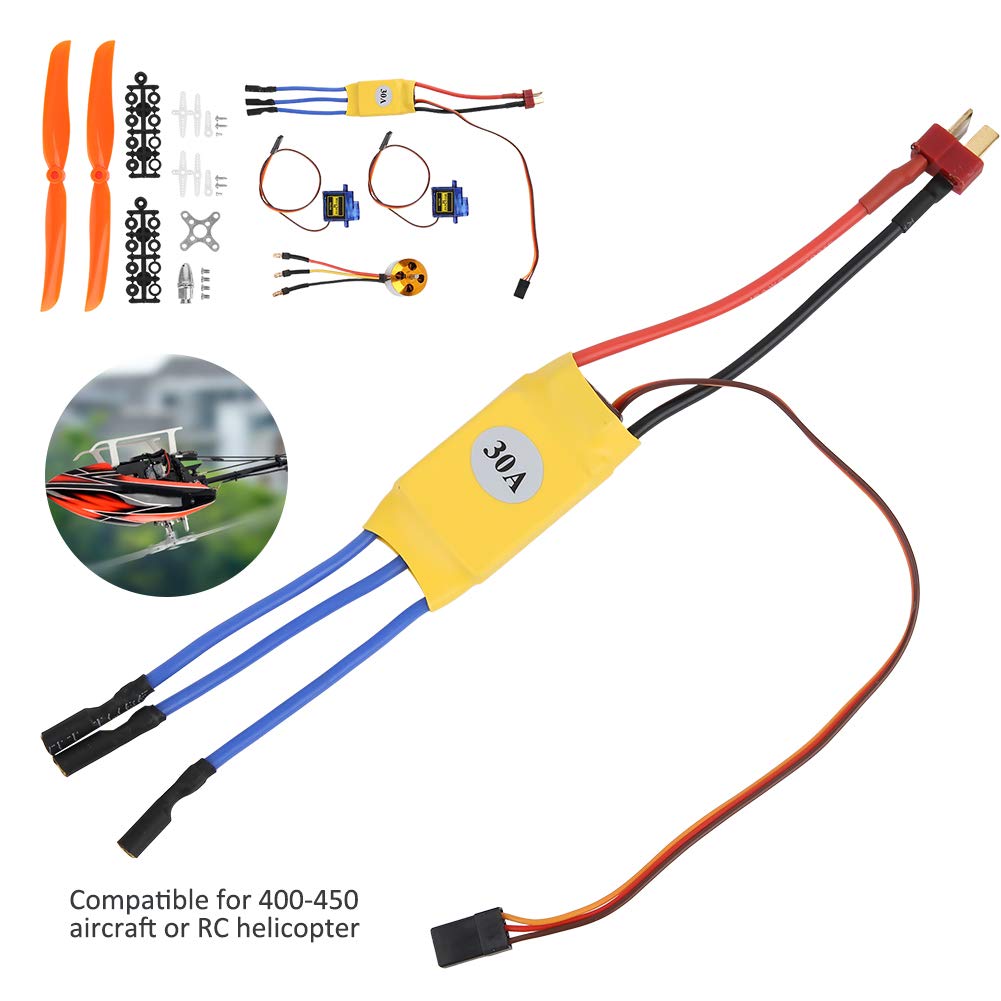 Kit D'assemblage Puissant RC Avion/hélicoptère - Moteur, Hélice, Pièces DIY Power Assemble