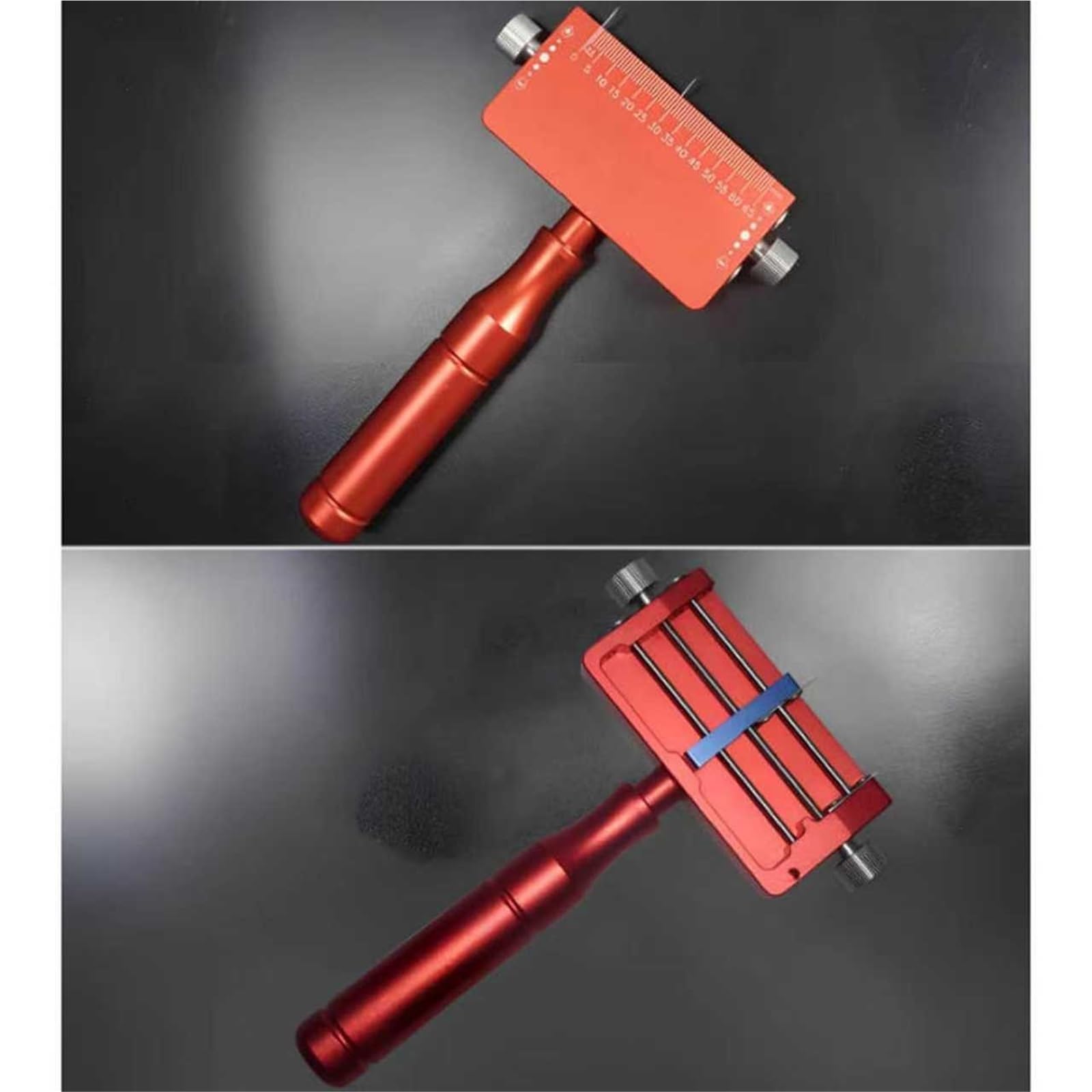 Coltello per campionamento di pellicole plastiche, taglierina a larghezza fissa per nastri adesivi, sacchetti da imballaggio, larghezza regolabile 2,5-60 mm, errore di precisione ± 0,05 mm, ideale per