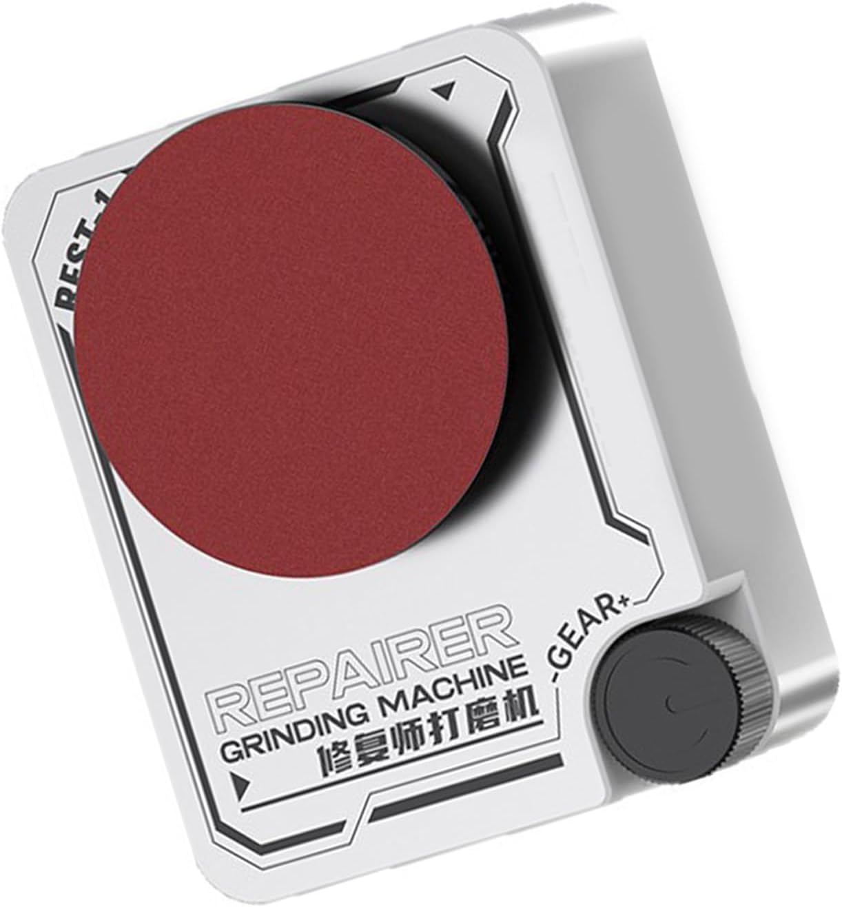 Type-C Rechargeable Detail Grinder, Grinding Machine for Small Repair Parts, with Rotary Control Knob and 5 Cm Sanding Disc