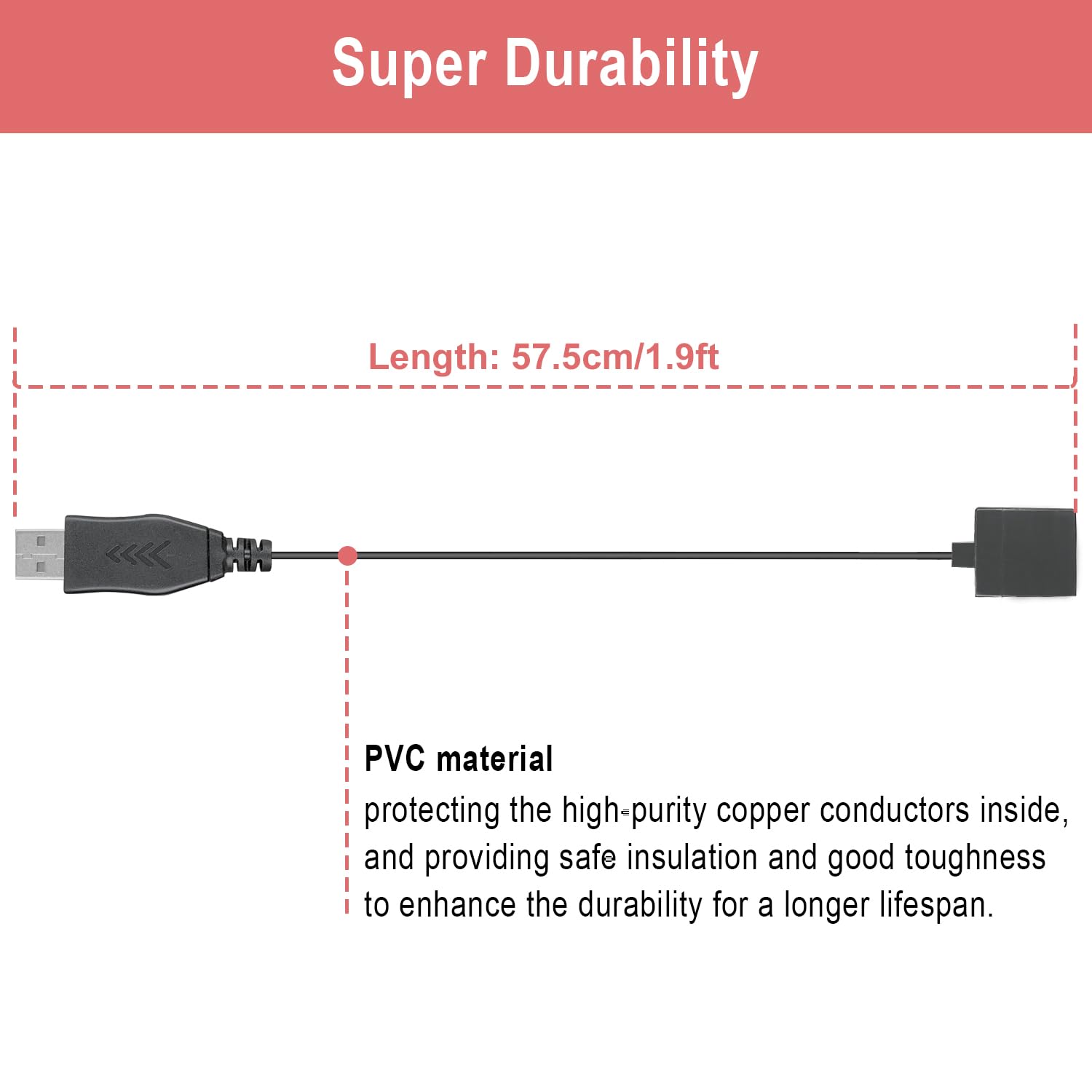 RJ9 Stecker zu USB Headset Adapter, USB-Stecker zu RJ9-Buchse Kabel, kompatibel mit Plantronics Jabra kabelgebundenen U10P RJ9- oder kabellosen DECT-Kopfhörern für Computer, Laptop, PC, Mac, Tablet