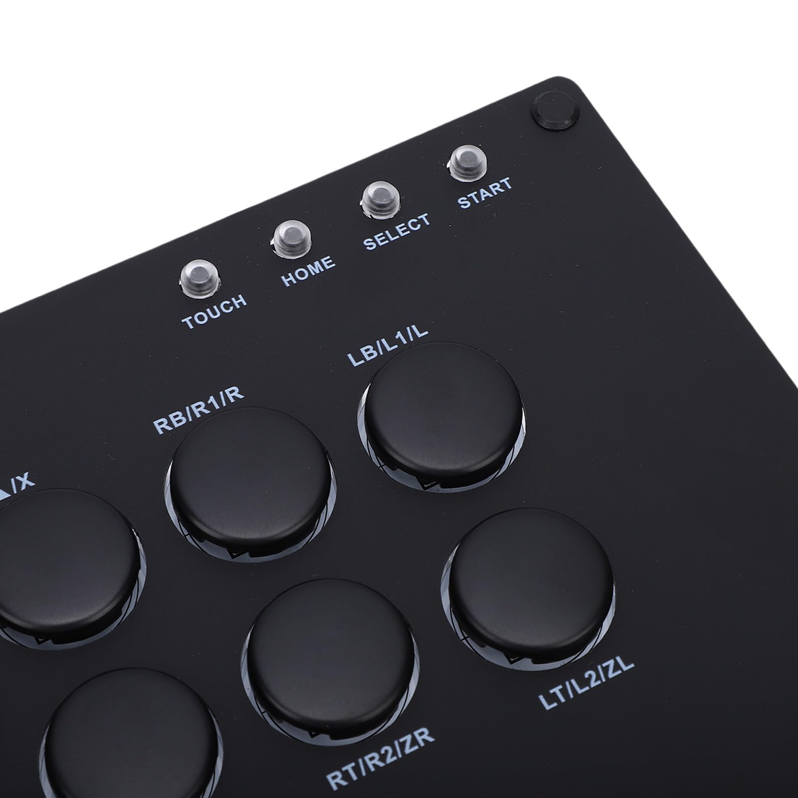 Diyeeni Arcades Fight Stick, Game Fighting Joystick PC con Luz RGB, Intercambiable en Caliente, Controlador sin Palanca de 5 Modos para SteamDeck para ROG ALL para para Android para