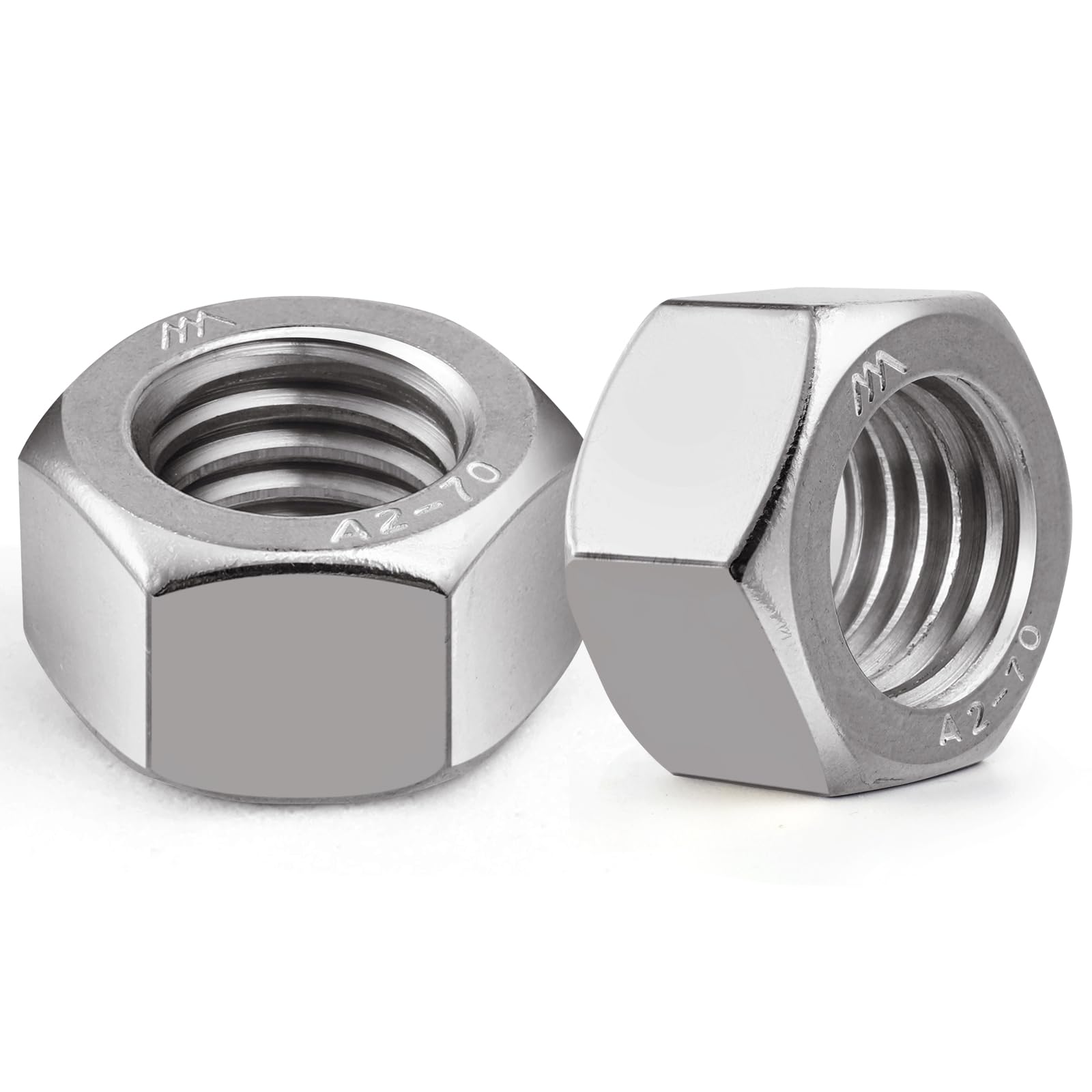 Écrou hexagonal M12 pour projets de bricolage, lot de 20 écrous inox 304 maison et atelier