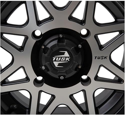 Miniatura 3 de 4137 Tusk Tintic Wheel 15x7 5.0 + 2.0 mecanizadanegra para CAN-AM Maverick X3 X RS Turbo RR Smart-Shox 72 pulgadas 2021-2022