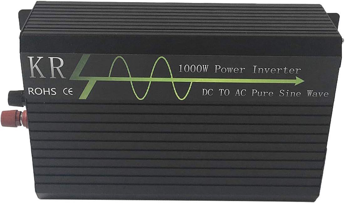 Rеvіеw KRXNY 1000W Power Inverter Pure Sine Wave 24V DC to 120V AC 60HZ with USB LCD Display for Car/Off Grid Solar