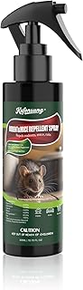 Peppermint Oil Spray for Rodents-Rodent Repellent for Car Engines,Repel Mouse/Mice/Squirrel for Indoor&Outdoor,Natural&Plant Based,300ml