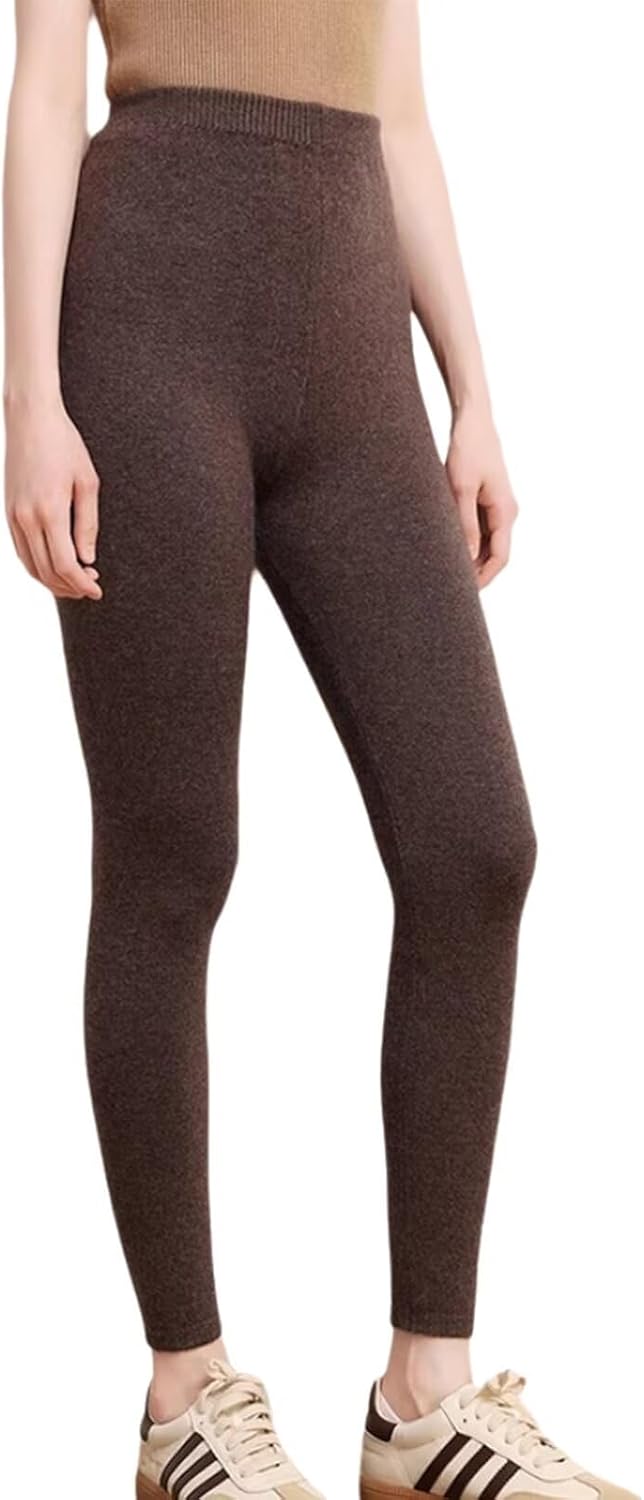 HNVAVQ Women Pants 100% Cashmere Leggings Thermal Underwear Bottoms