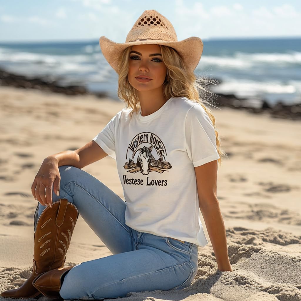 Straw Cowboy Hats Cowgirl Hat Western Cowboy Hat Rancher Hat for Men Women, Exquisite Decoration Band
