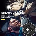 HAIDOLIANG COB Small Flashlight, Keychain Work Light, USB Rechargeable, Mini LED Handheld Flashlight, 4 Light Modes Portable Pocket Light for Valentine's Day Gift Camping Emergency Fishing, Aluminum, 500 lumens gallery image