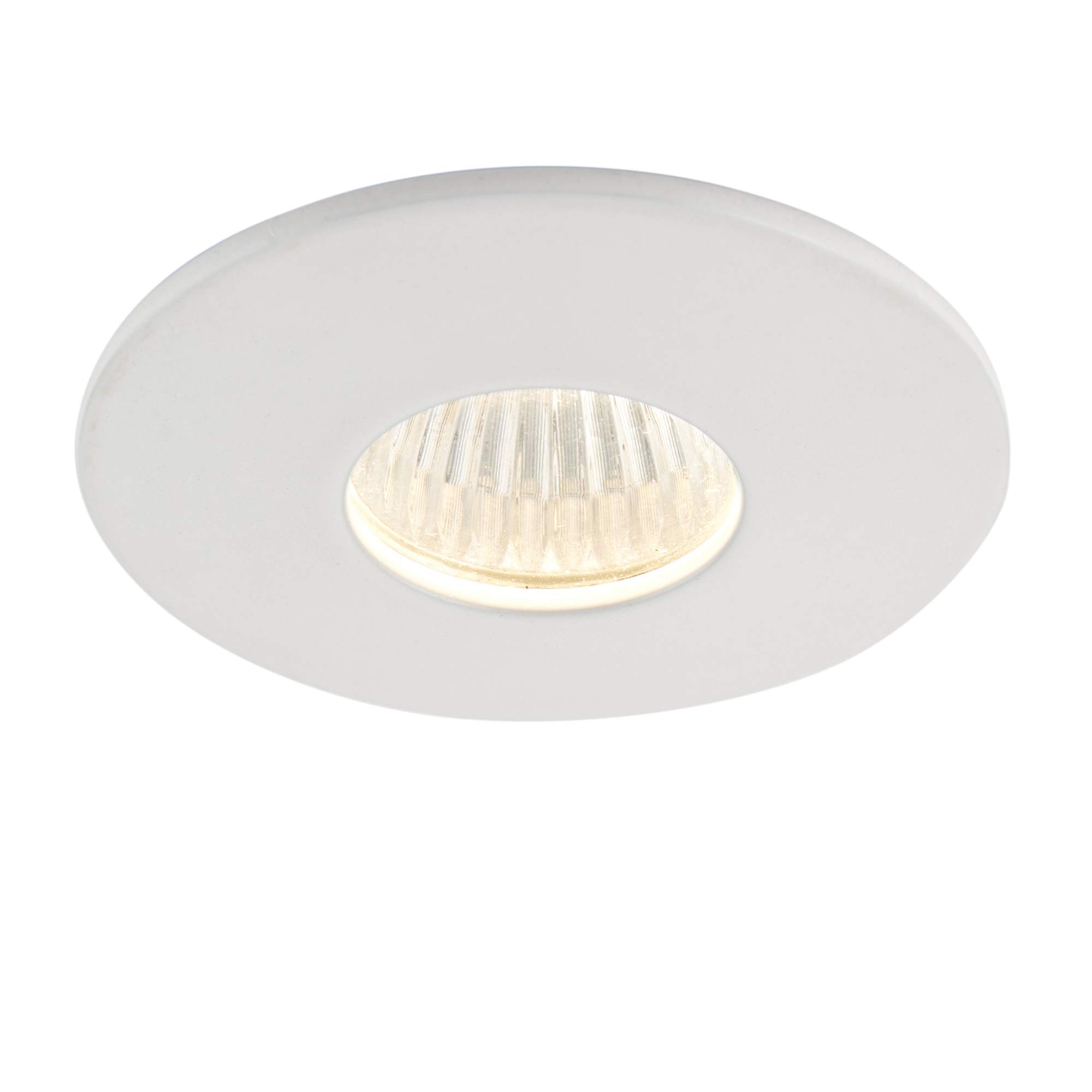 Saxby Lighting Matt White Saxby 91513 Lalo Ip44 Indoor 4W Warm White Micro Led Spotlight