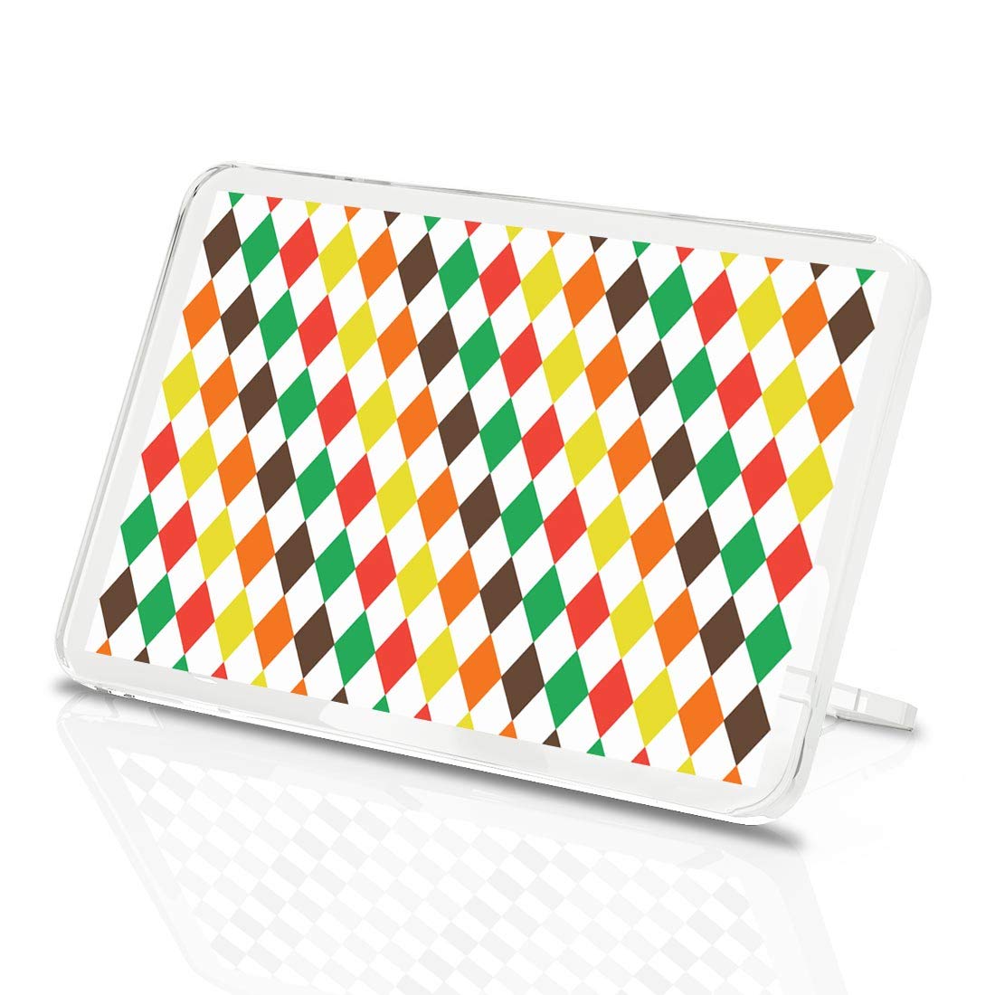 Destination Vinyl ltdClassic Magnet With Stand - Autumn Diamond Pattern Shape Retro #44175