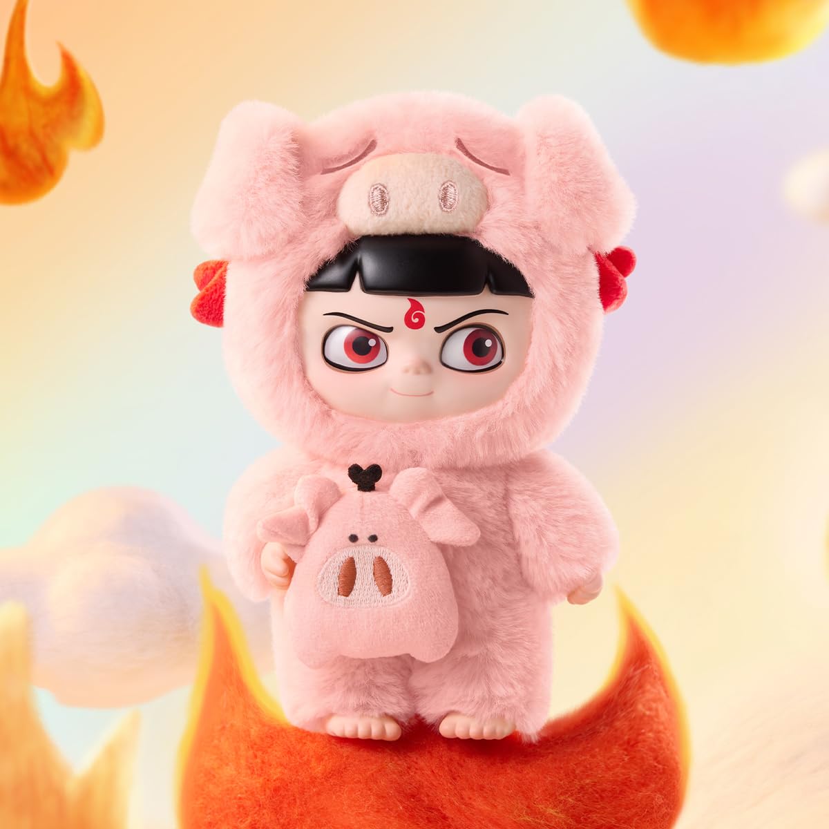Amazon.com: POP MART NeZha 2 Dress Up Party Series Vinyl Plush