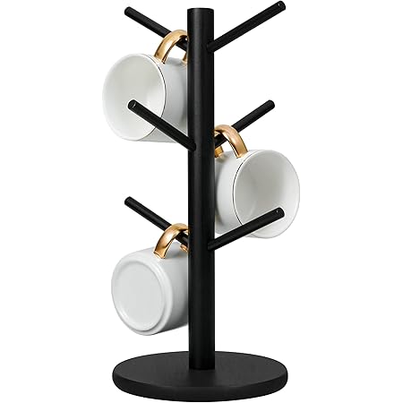 MyLifeUNIT Mug Holder Tree (Black)