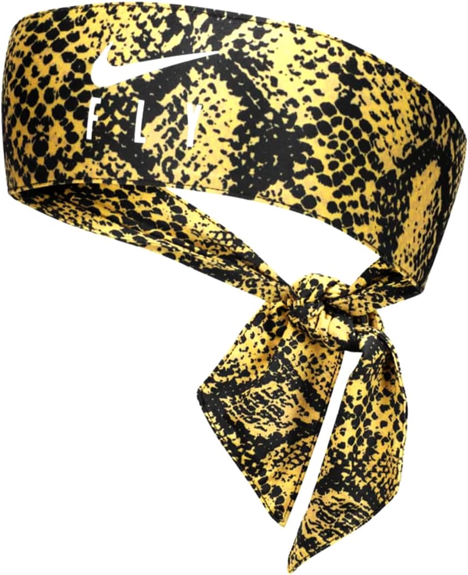 Nike Unisex Dri-Fit Head Tie - Vivid Sulfur / Fly